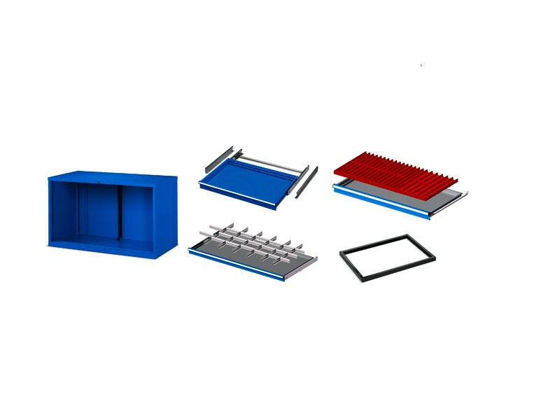 componenti per armadi a cassetti 1431x726 mm